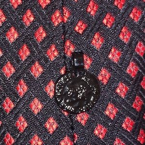 Scotch & Soda Red Black Diamonds Slick Chic Pockets Button Up Blazer Jacket 3X
